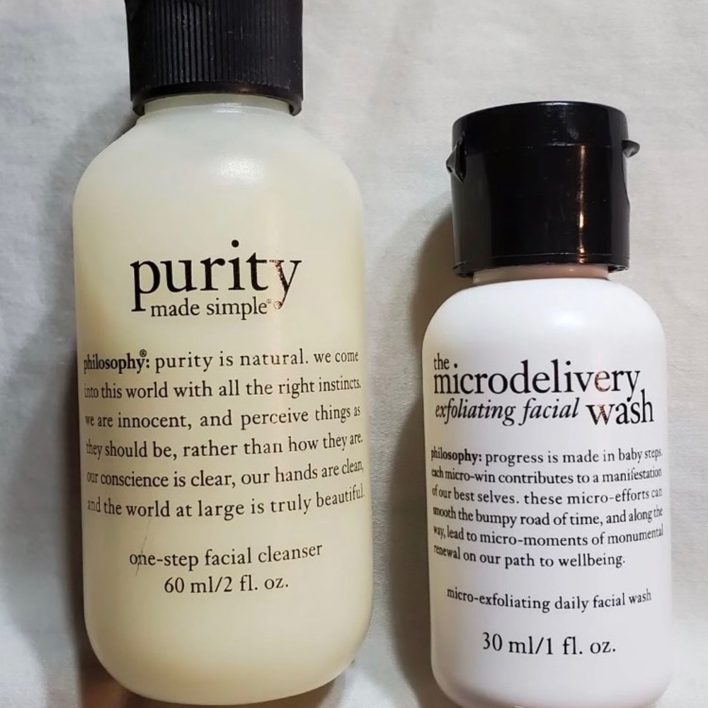 Purity Facial Cleanser and Microdelivery Face Wash